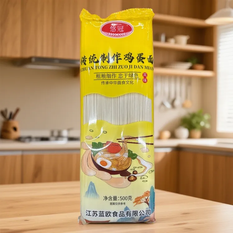 悠冠传统制作鸡蛋面粗粮细作