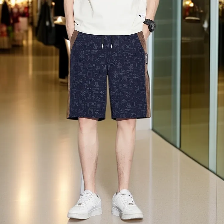 薄款潮夏季短裤速干运动裤休闲裤外穿潮流时尚百搭短裤男款夏季