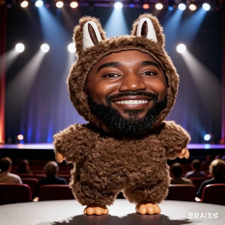 詹姆斯人脸玩偶diy毛绒大脸娃娃挂件创意定制人脸换表情