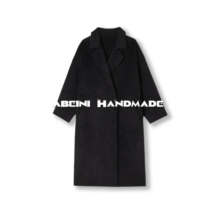 【城市战袍】 骆驼绒桑蚕丝纯手工秋冬双面呢加绒松弛感高奢大衣