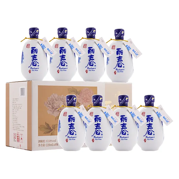 塔牌黄酒牡丹丽春酒228ml*8瓶装整箱八年花雕酒特型黄酒
