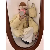 2025冬季新款短款保暖棉服女韩系甜美百搭小个子棉衣外套zx6499