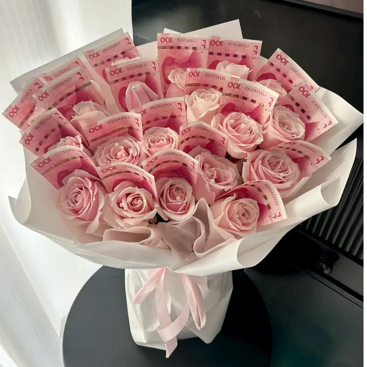 成品花束情人节一生一世玫瑰花束成品制作diy材料送女友成品花束