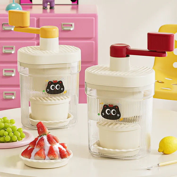 手动刨冰机家用小型手动绵绵冰碎机器手摇沙冰机不插电刨冰沙