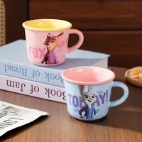 迪士尼疯狂动物城马克杯家用牛奶杯高颜值杯子办公室水杯