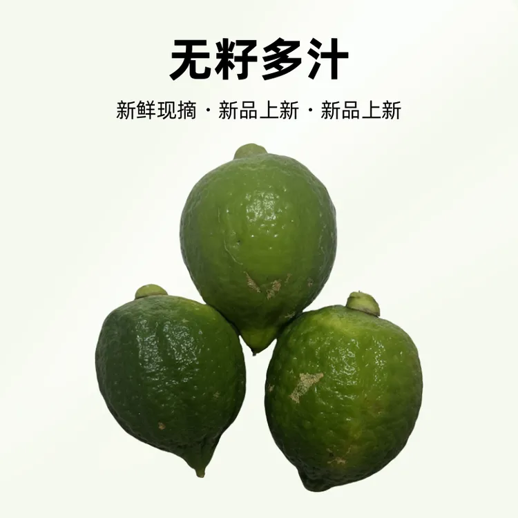 二级果无籽多汁新鲜现摘香水青柠檬直播柠檬直播间正在直播小青柠