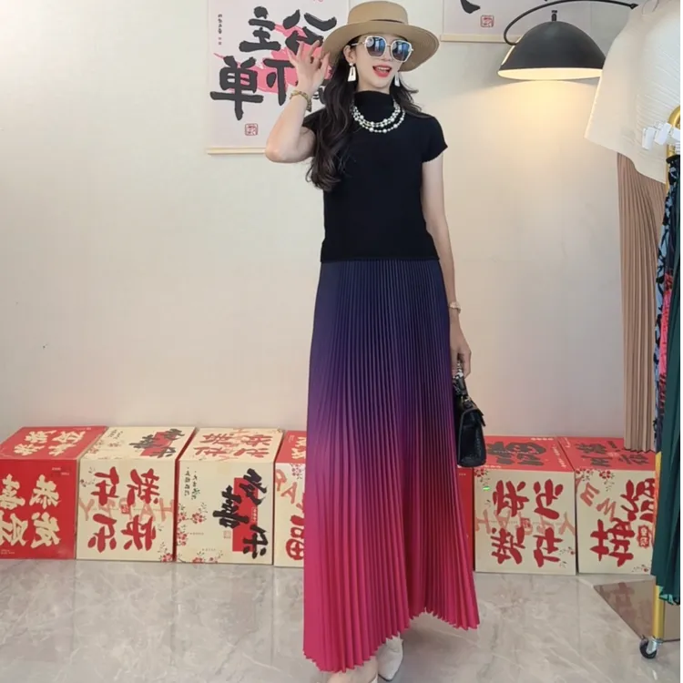 2025仙女高级百搭简约大气气质优雅别致春夏季新款半裙