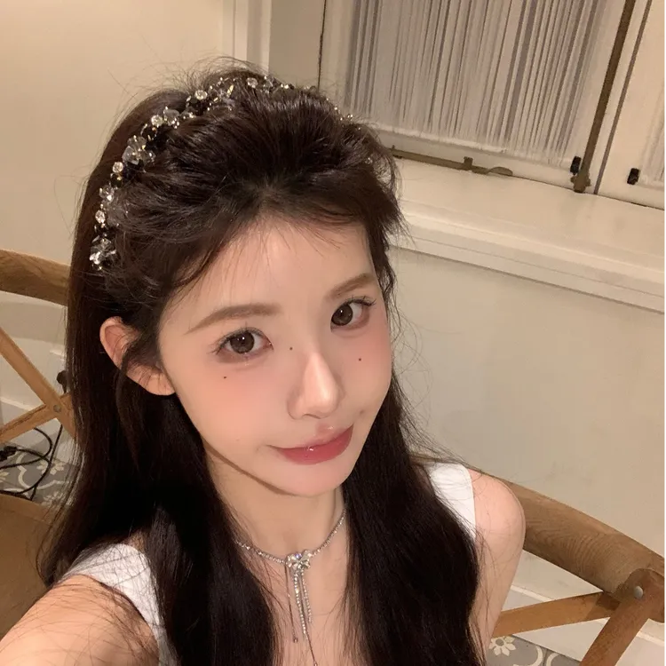 贵女范儿 轻奢重工水钻波浪发箍女高级感带齿防滑高颅顶头箍发卡