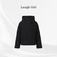 楚楚君 Laugh girl短款压胶羽绒服24AW228HS00155