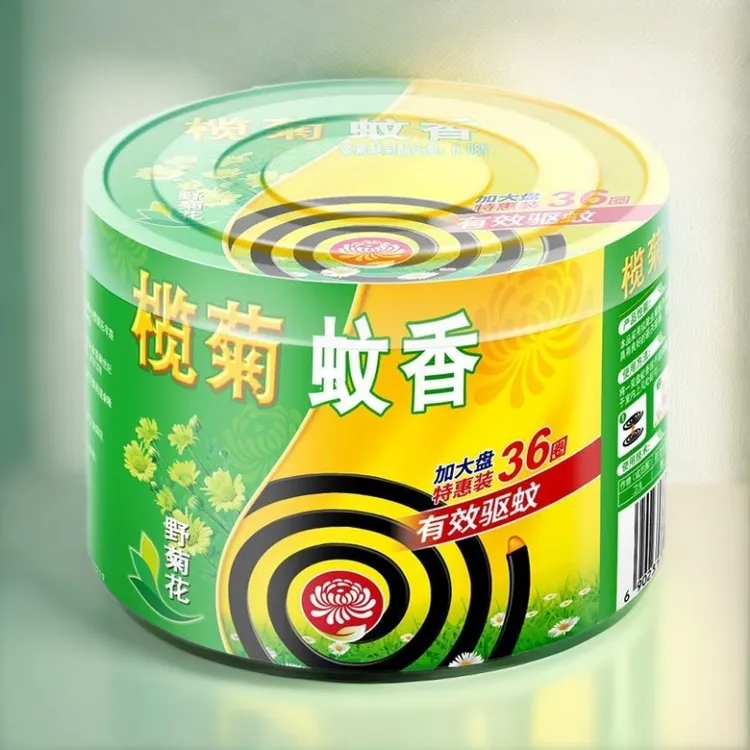 榄菊野菊花蚊香家用防蚊灭蚊温和驱蚊室内外有效驱蚊36圈盘实惠装