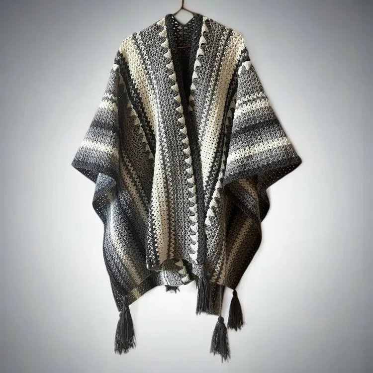 披肩材料包神仙姐姐同款手工编织diy大号气质厚实围巾披风斗篷