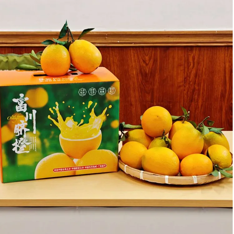 富川脐橙 新鲜多汁香甜可口爆汁清甜当季水果优质大果饱满