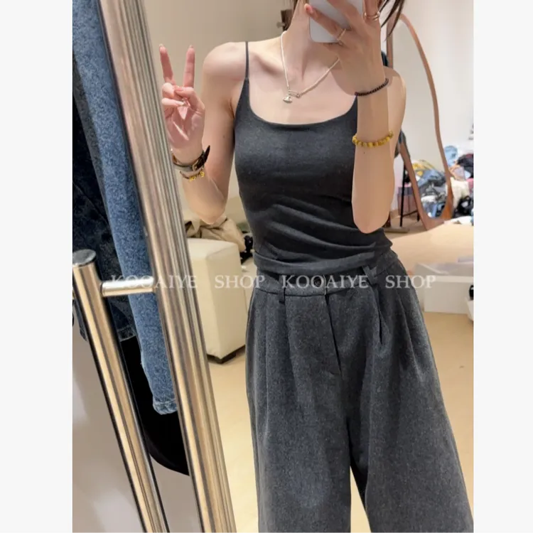 【38度美背】秋季新款韩系简约百搭通勤美背