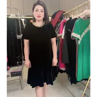 2025夏季重工金色亮片显瘦遮肉连衣裙