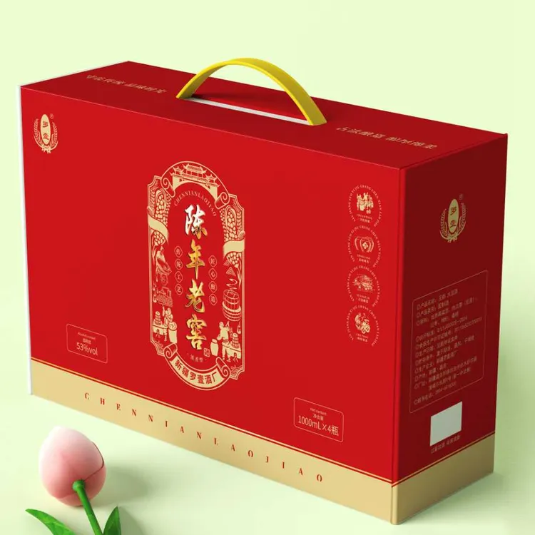 【乱做菜专属】罗壹【陈年老窖】纯粮酿造优级白酒52度1000ml*4