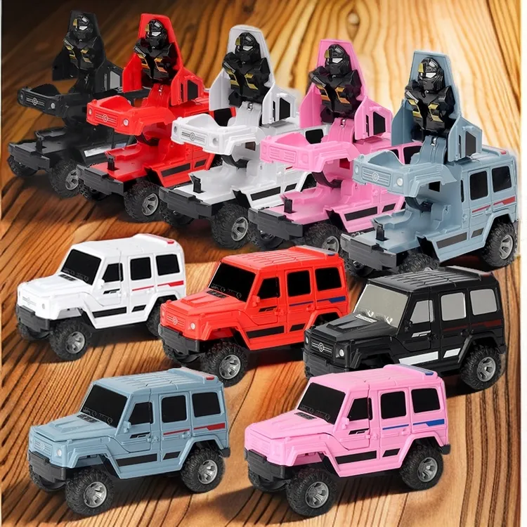 爆款炫技仿真大G碰撞变形玩具小汽车越野车趣味男孩生日礼物宝宝