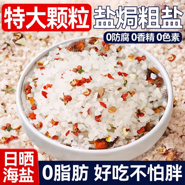 大粒海盐盐焗调味料提香增味一焗成菜海鲜盐焗专用