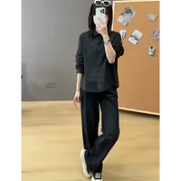 TY8【元气衬衫】超实用！定制款简约百搭显瘦小圆领衬衫（衣长61）