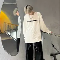43117高端专享秋款新中式长袖T奶油黄（简沿）