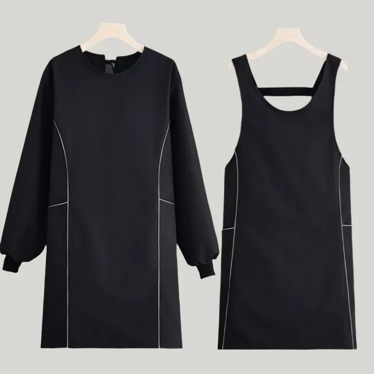 美甲围裙厨房家用网红大人工作服烘焙罩衣女新款防脏定制logo印字