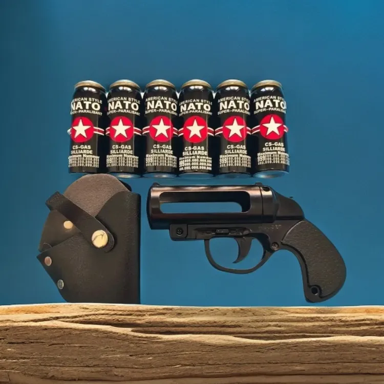 助推式DIY金属辣椒喷雾远距离防身必备户外探险实用装备