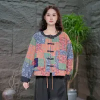 【秋冬加厚棉袄】女装百搭复古开衫棉服宽松大码百搭上衣棉衣