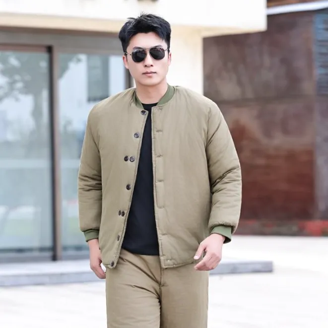 87式寒区棉花小黄棉袄棉裤防寒保暖可水洗用于冷库骑行