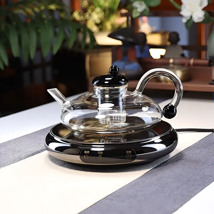 轻奢创意手工耐热财鼠泡茶壶煮茶煮水壶高档电陶炉煮茶器围炉煮茶