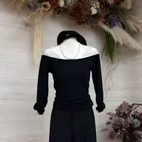 【苏兰文】高级小众设计感蕾丝气质上衣-30525