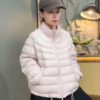  2025琥珀流光冬季网红洋气炸街女装立领保暖羽绒服2508