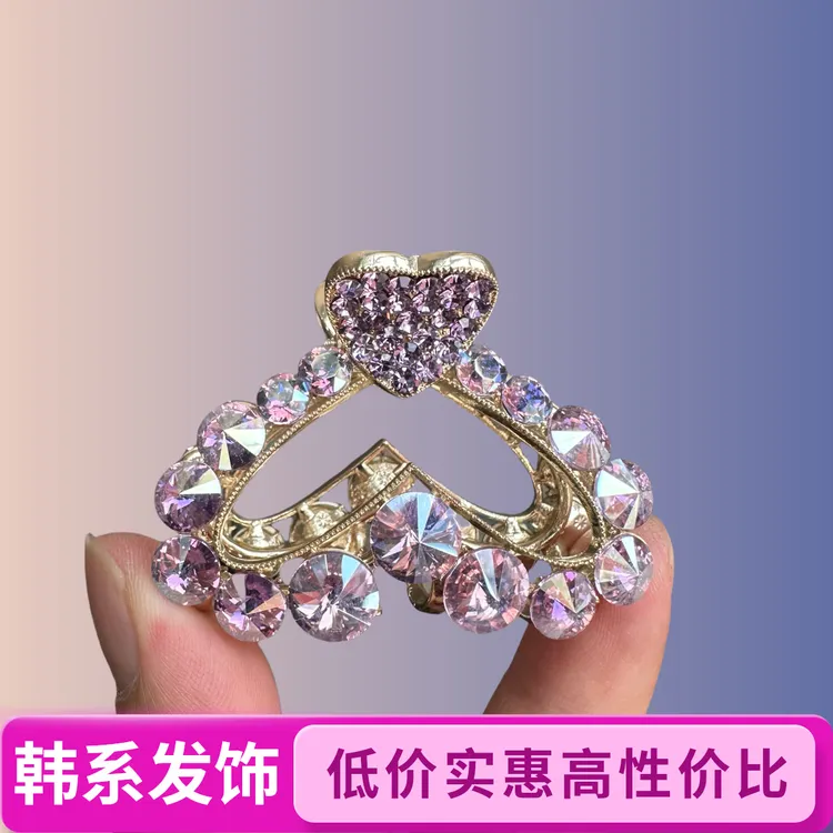 法式嬉皮部落风千金风日韩夹子女头饰发夹少女风抓夹气质时尚发卡