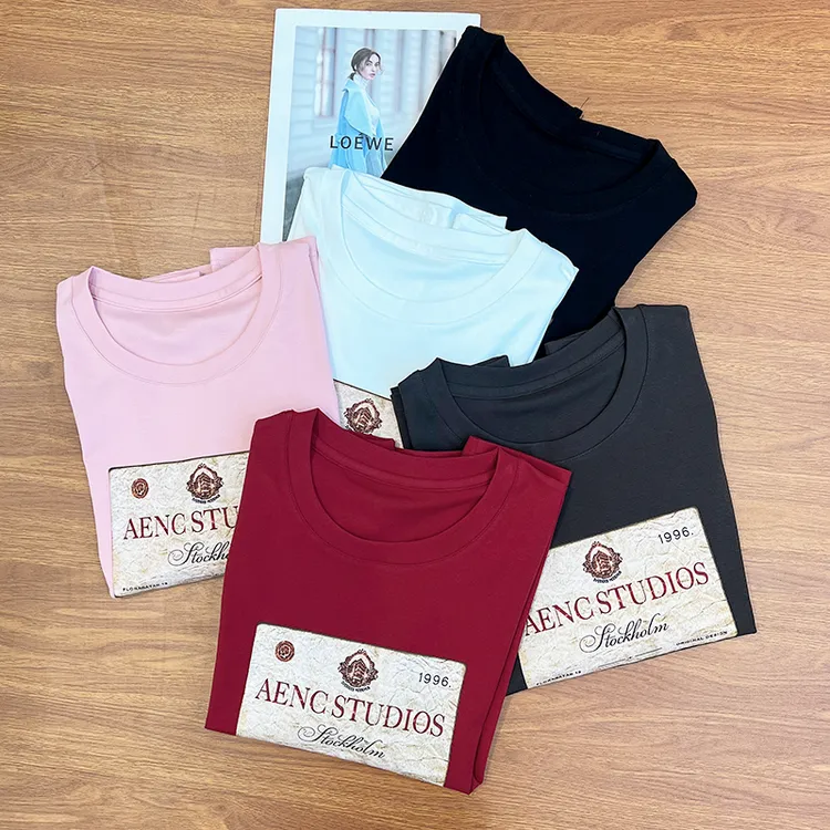 必魅2025夏宽松短袖印花T恤大码上衣女遮肉减龄体恤65482女装