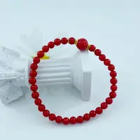 【世间臻宝】18K珊瑚手串 珊瑚约5mm+  DIY0542 多样性发货