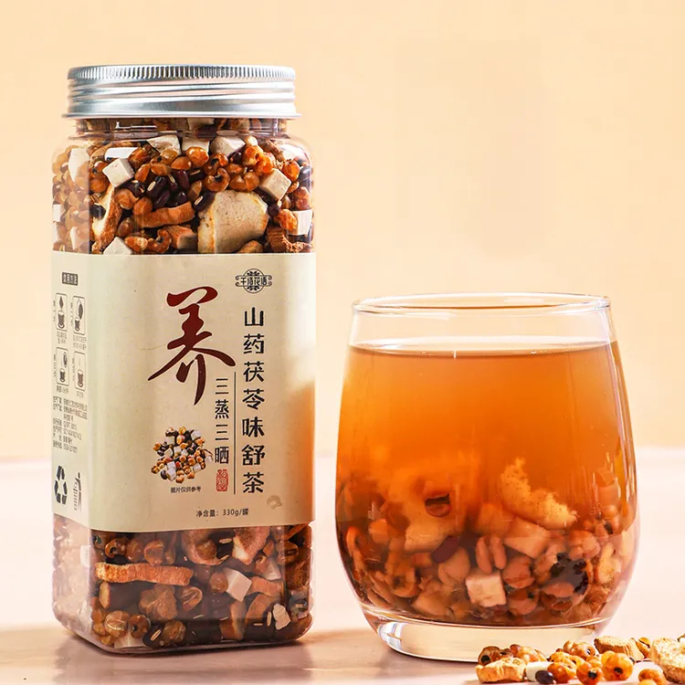 三蒸三晒茯苓山药薏湿茶包炒熟赤小豆薏米芡实茯苓山药养生茶
