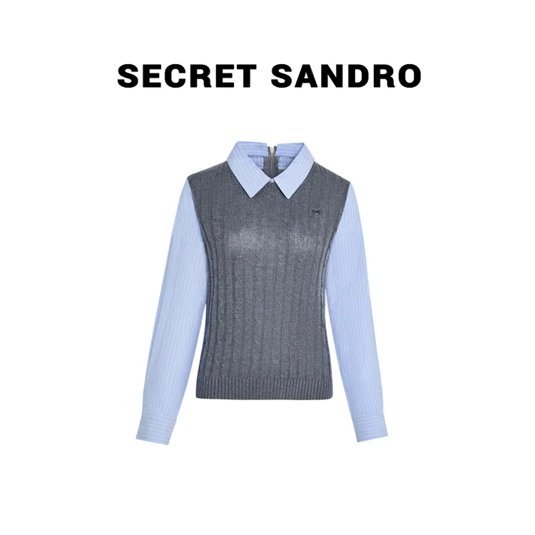 【蓝精灵】【多娜&Secret Sandro粉丝专享】毛衫 M65213260N