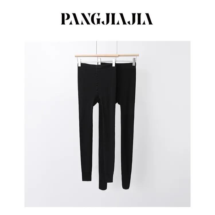 【胖佳佳】天鹅绒打底裤 秋季高腰高弹显瘦外穿连裤袜H625P16833