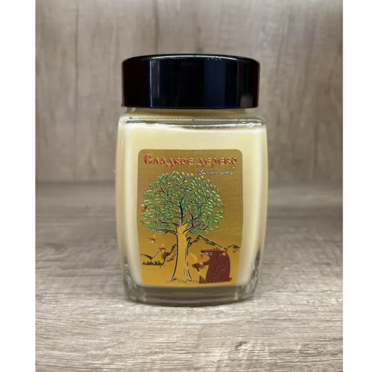 特里普乔卡俄罗斯原装进口天然蜂蜜自然椴树蜂蜜高端玻璃瓶600g