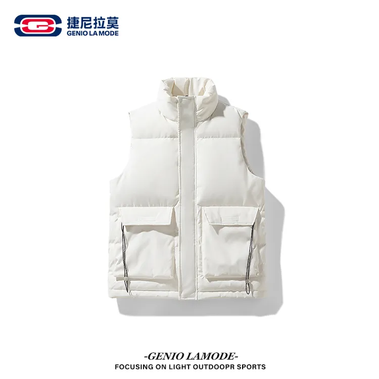 【敖瑞鹏代言】秋冬季新款立领羽绒马甲外套男士潮流宽松百搭马甲男