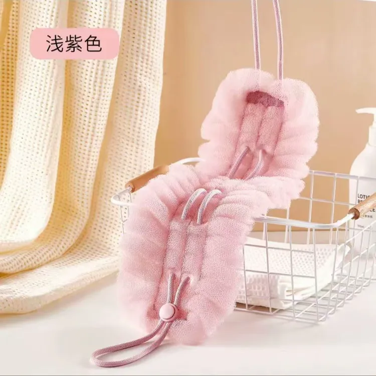 长条搓澡巾拉伸沐浴球拉背条二合一搓澡巾高颜值搓澡巾无痛下泥