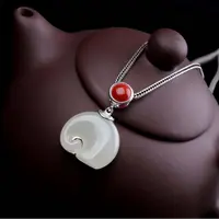 非金属布艺项链 中式气质时尚精致女款女士小象项链XL2106