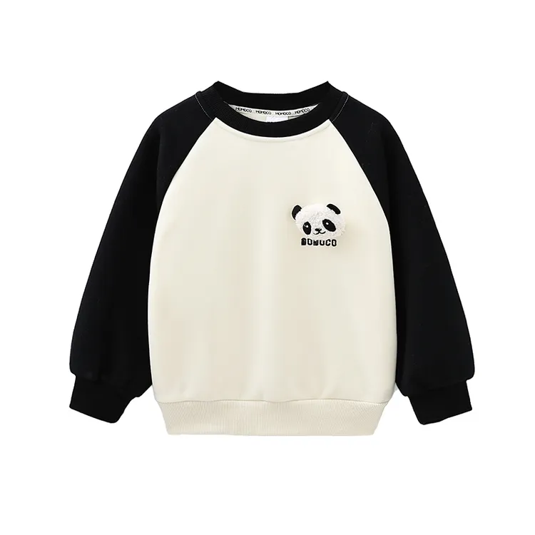 MOMOCO/玛米玛卡男童冬新款儿童韩版时尚加绒加厚卫衣77430232021