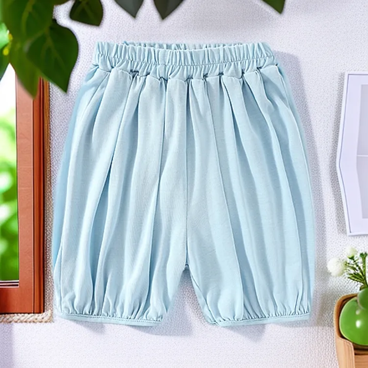 夏季清凉必备！婴幼儿灯笼短裤松紧腰舒适宝宝婴幼儿夏天衣服薄款