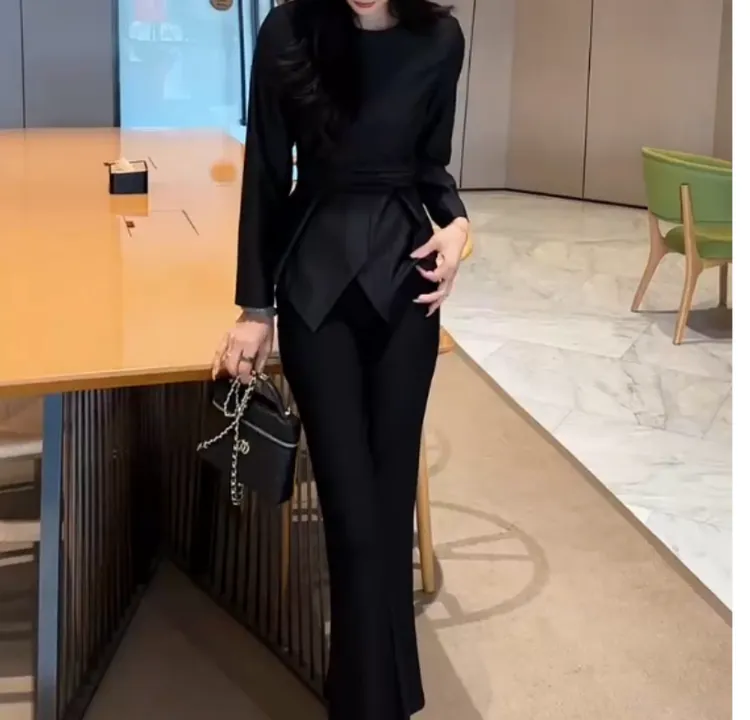 2024春季新款时尚女装网红潮流气质靓丽漂亮上衣裤子女珍