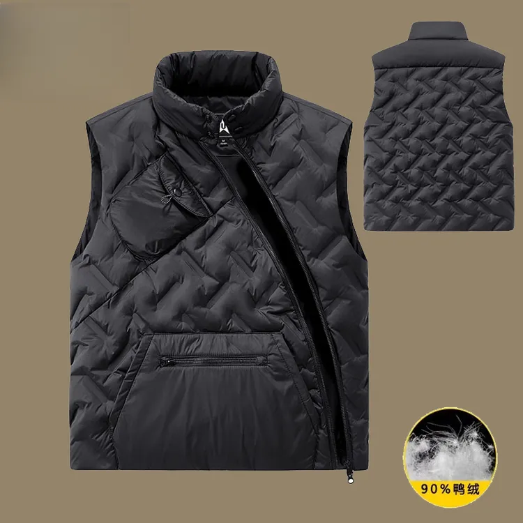 2025秋冬季新款高端时尚百搭宽松男女款马甲内搭外穿轻薄保暖潮流