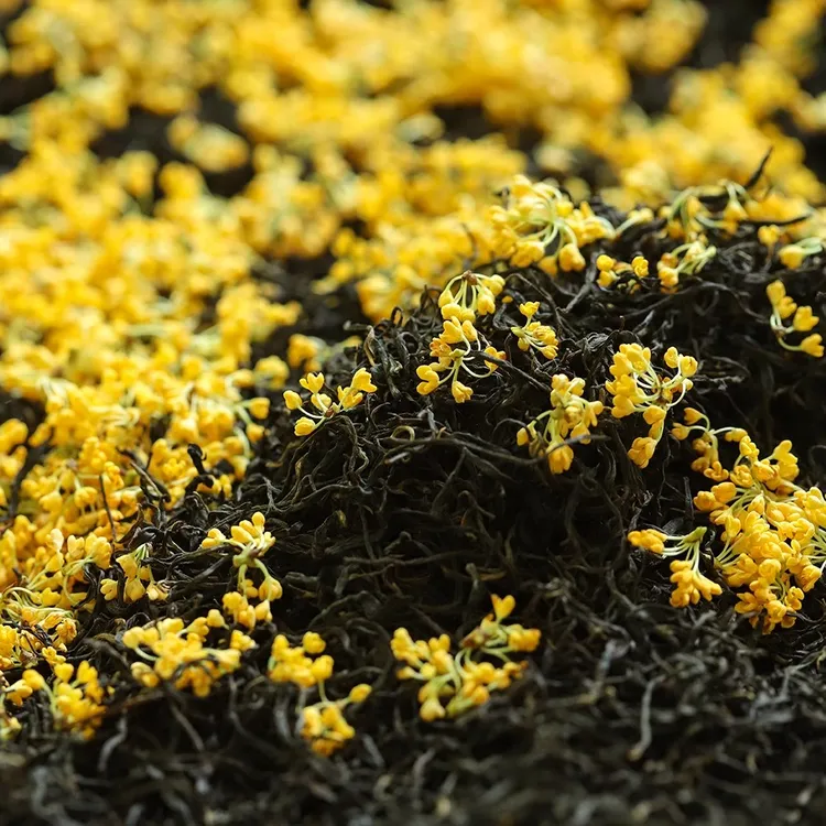 【溪亭茶记】2025老枞桂花红茶武夷大赤甘茶胚鲜桂花窨制香幽甜润