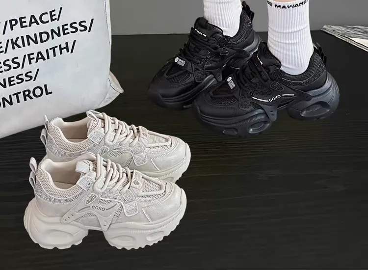 2025老爹鞋女鞋潮鞋夏季韩版百搭透气网红秋季鞋子时尚大头鞋女鞋