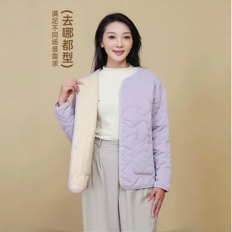 拉萨发货西藏包邮长袖冬季立领保暖短外套韩版秋冬百搭加厚轻薄