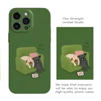 沙皮狗菲林软壳进口光面适用iphone苹果13rpomax/14/16pro