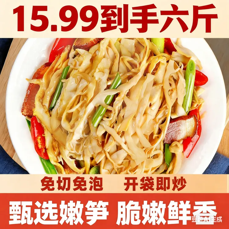 【到手六斤】鲜香脆嫩·原味糯米笋尖古法手工免切免泡下饭高活性