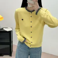 欧货【专柜品质】春季新款气质百搭时尚减龄网红小香风针织长袖开衫